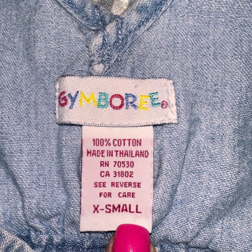 Gymboree brand‎ denim overall dress X Small